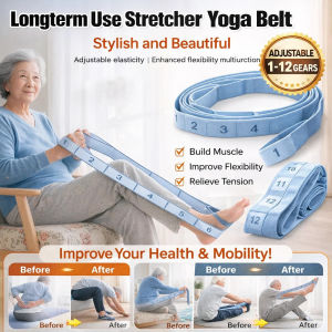 Elastic Digital Yoga Stretching Band Extra Long Stretching Resistance Band Digital Segmented Tension Band For Yoga Fitness