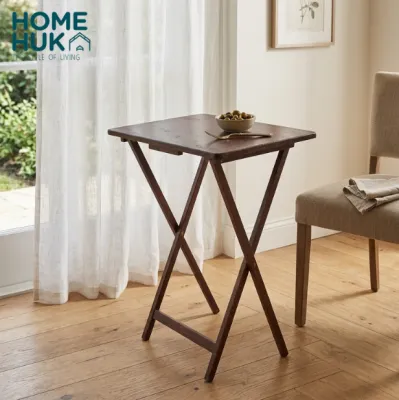 HomeHuk Wooden Folding Table/ Tray Table