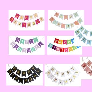 ธงวันเกิด ธงตกตแต่ง flag birthday ธงจัดวันเกิด birthday flag ธงdiy ธงปาร์ตี้ flag party ธงBanner ธงการ์ตูน