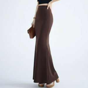 Chân váy đuôi cá phom dài dáng xòe KVYBODY C1 chất borip lụa mềm mịn dày dặn co giãn tốt thích hợp mọi phong cách