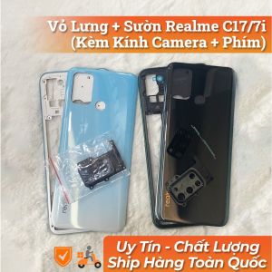 Vỏ Lưng + Sườn Realme C17/7i (Kèm kính Camera + Phím)