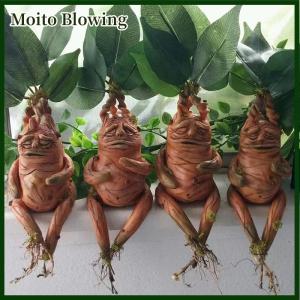 Moito Mandrake Grass Resin Statue Landscape Ornament Art Figurine Crafts for Garden