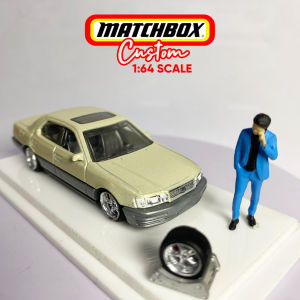 Paket Matchbox custom + Diorama Lexus LS400 cream/ Diecast custom / Hotwheel Custom