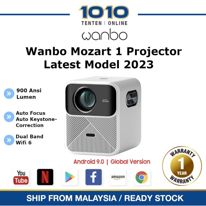 Wanbo Mozart 1 Projector PixelPro 5.0 full closed optical
