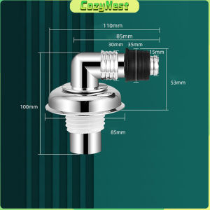 C.N. Washing Machine Floor Drain Connector Deodorization Anti-Overflow Three-Way Dual-Use Floor Drains
