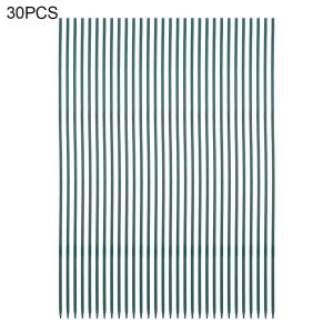 NOBLELYN 10/30pcs Sturdy Flower Climbing Fixed Bracket Garden Trellis Bamboo Stick Plant Stakes Sticks Canes Green Plant Support