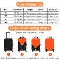 (READY STOCK)  Fashion Luggage Cover Protective Suitcase Cover Trolley Case Floral Letter Printed Travel Luggage Dust Cover 18-32inch. 