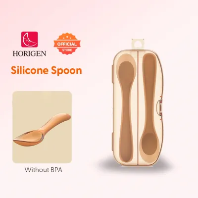 Horigen Baby Food Grade Silicone Spoon Free BPA