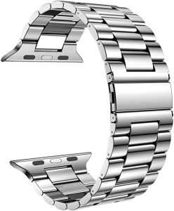 Modification Kit Metal Bezel compatible with apple watch strap series 8/7 45MM Stainless Steel Case compatible with apple watch series 6 5 4 SE 44mm protector case Zinc Alloy Diy Mod