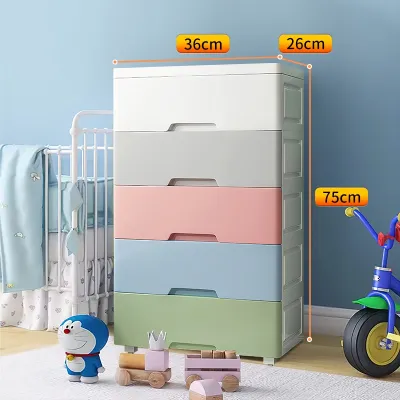 Drawers Plastic Cabinet Drawer Storage Cabinet With Lock Wardrobe Clothes Cabinet almari baju Drawer Storage Cabinet 衣櫃/收納櫃