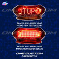 Stoplamp Running Text Animasi Mio Sporty Lampu Rem LED Yamaha Mio. 