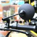 Universal Mortorcycle rearview rear view sides mirror Bike For Kawasaki W800 Custom VN900 Classic Vulcan S Honda 500 Rebel 300 Modenas V15 Yamaha XV950R Bolt Benelli Leoncino Bonneville Bobber etc. 