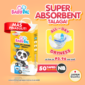 BabyPal Quick Dry Diaper for Baby Taped Pants Newborn to XXXL Pack of 1 Baby Needs Collection