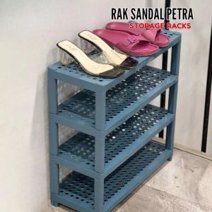 Rak Apartemen Serbaguna 4 Susun Pakai Roda Rak 4 Tingkat yoyo
