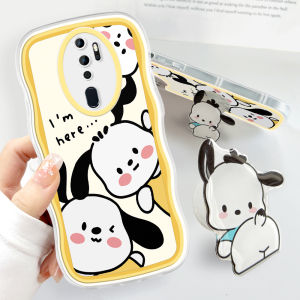 (Có Giá Đỡ Miễn Phí) Ốp Cho OPPO A92 A9 2020 A93 2020 A94 A95 A96 5G Ốp Điện Thoại Cho Bé Trai Bé Gái Hoạt Hình Pochacco Ốp Bảo Vệ Lượn Sóng Mềm