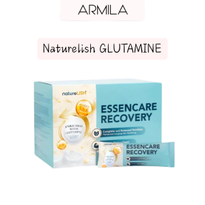 Naturelish Essencare สูตรฟื้นฟู นมผงกลูตามีน ผสมน้ำมันปลา DHA  3 6 เส้นใย โปรตีน ป้องกันมะเร็ง ซื้อ 3 แถม 1