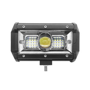 [PfiSo] Đèn sương mù thể thao 5 inch mới 105W đèn LED hai màu vàng/trắng đèn làm việc ô tô chùm sáng kết hợp cho xe ATV SUV xe tải xe máy đèn lái xe 12V 24V