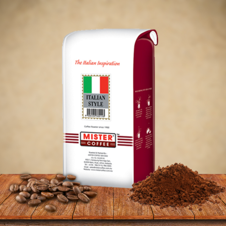 MISTER COFFEE High Quality Roasted Italian Style Coffee Bean Espresso Series 500g CoffeeBean Lazada Lazada