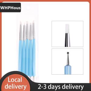 [COD] WHPHous Ship within 24 hours 5Pcs Set Stainless Steel Two Head Sculpting Polymer and Soft Pottery Clay Tool Silicone Modelling Art Shaper Tools