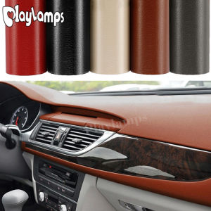 Premium Leather Pattern PVC Adhesive Vinyl Film Stickers For Auto Car Body Internal Decoration Vinyl Wrap Car leather film