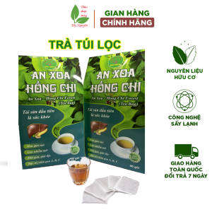 Trà túi lọc cây an xoa (hộp 40 gói) cây an xoa hồng chi Bảo Khang cho người men gan cao gan nhiễm mỡ mát gan giải độc gan