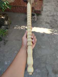 Tongkat Godo / Gada Kayu Kemuning Model 01 Premium
