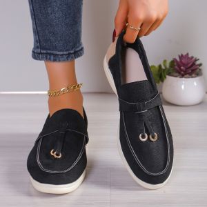 2026 Autumn New Fashionable WomenS Shoes Versatile Flat Comfortable Loafers Casual Shoes