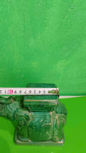 Combo 2 đôn gốm hình con voi để bàn loại 17 cm