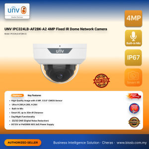 UNV IPC324LB-AF28K-A2 4MP Fixed IR Dome Network Camera