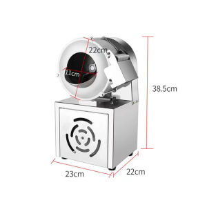 Stainless Steel Shredding Machine Fully Automatic Potato Slicer Commercial Vegetable Slicer Multifunctional Electric Potato Shredder Automatic Carrot Ginger Slicer