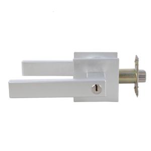 Door Handle Set with Entry Lever & Deadbolts Lock Keyed Alike Residential Door Lock Easy to Use for Exterior Safety