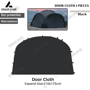 Mount peak Outdoor Camping Dome Tent Dome Tent Waterproof Flysheet Transparent 5-8 Person Khaki/Black Tent Khemah Camping