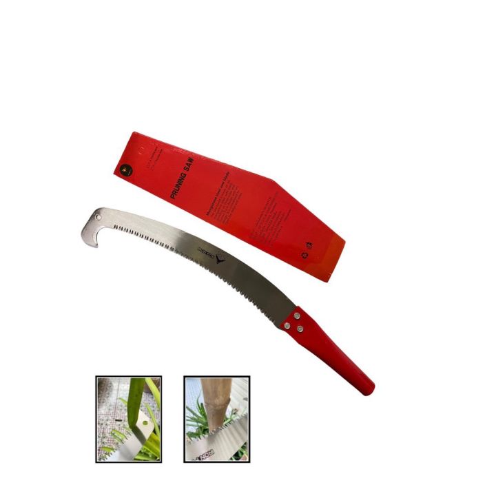 IRONFOX เลื่อยโค้งตัดกิ่งไม้ 14 นิ้ว ด้ามเหล็ก