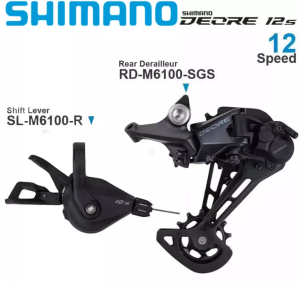 SHIMANO DEORE M6100 12 Speed Groupset MTB Mountain Bike SL-M6100-R Shifter RD-M6100-SGS Rear Derailleur Bicycle Parts