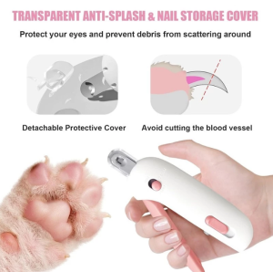 AiPet  Pet Hair Clipper Clippers Pet hair trimmer LED lighting trimmer Ceramic blade trimmer Pet electric clipper Pet grooming tool Pet Foot Hair Trimmer With LED Dog Grooming Clippers For Dogs Cats Hair Cutting Electric