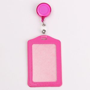 TSEVD Protective Retractable School Supplies With Keychains Work ID Card Card Badge Holder Retractable Pull Badge Holder Student Card Sleeves Bus Card Holder Credit Cards Protector Transparent Card Cover