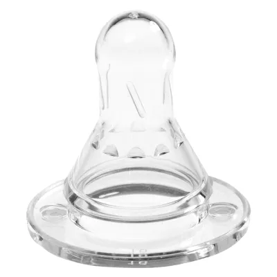 Child Care 100% Liquid Silicone Standard Neck Nipple Set of 2