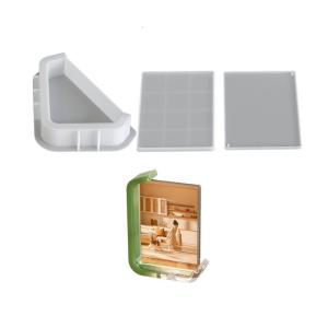 Resin Picture Frame Moulds Photo Frame Crafting Molds Making Supplies Craft Molds Silicone Texture for Craftng