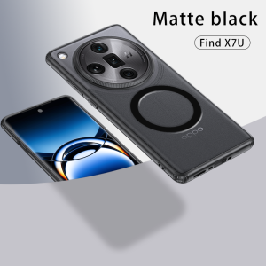 Wlons เคสแม่เหล็กแข็งกันแรงกระแทกสำหรับ X7ออปโป้ไฟนด์/ค้นหา X7 Ultra Germany Bayer ป้องกันทุกส่วนของเครื่องแบบใสฝาหลังเคสป้องกันสีเหลือง