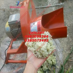 Máy xay chuối nhỏ nhuyễn trộn cám cho gàvịt sử dụng động cơ 2HP lõi đồng 100%