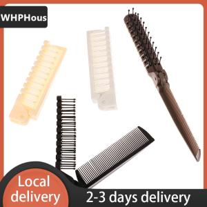 [COD] WHPHous Ship within 24 hours 1Pc 2 In 1 Travel Portable Fashion Hair Comb Folding Anti-static Plastic Comb Hair Brush Compact Pocket Hair Comb