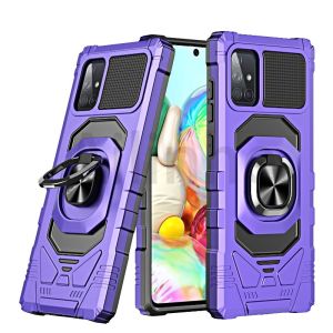 For Samsung Galaxy A13 A23 A33 A53 A73 4G 5G Case Military Combination Of sofr And Hard Protective Armor Vehicle Mounted Magnetic Shockproof Protection Phone Cover