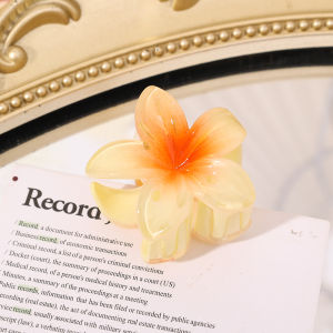 Sang trọng kẹp tóc hình bông hoa lớn cá mập Clip đơn giản barrettes cua kẹp tóc hairgrips mùa thu mùa đông nữ phụ nữ Phụ kiện tóc