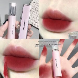 แลคเกอร์ริมฝีปากลิปเคลือบริมฝีปากแลคเกอร์ริมฝีปากสีชมพูขนาดเล็กสีอ่อนไม่ซีดง่าย