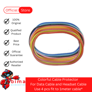 Pelindung Kabel Charger Kabel Headset Kabel Universal Spiral Warna