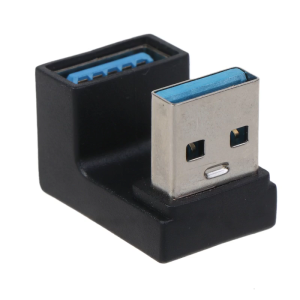 High Quality 180° USB Adapter USB 3.0 A Male to Female Gender 180 Degree Cable Extension Converter for Laptop PC