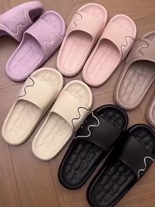 WomenS Summer Indoor Slippers 2026 New Model Bathroom Non-Slip CoupleS Eva Sandals For Men