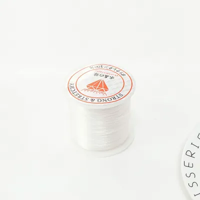 Cuộn Dây Cước Lụa Đàn Hồi 60m Dây Thun Lụa Xỏ Chuỗi Hạt Làm Handmade Trang Sức Thắt Vòng Đồ Thủ Công-HAUSE