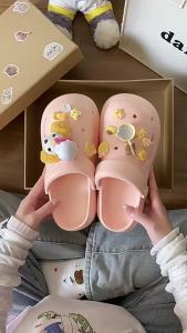 [Free Shipping] WomenS Outdoor Cartoon Clogs Soft And Comfortable Perfect For The Beach With A Cute And Youthful Design Summer 2025 Collection EVA Non-Slip Closed-Toe Sandals