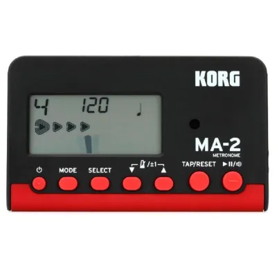 Korg MA-2 Digital Metronome - Black Red / Blue Black (MA2)